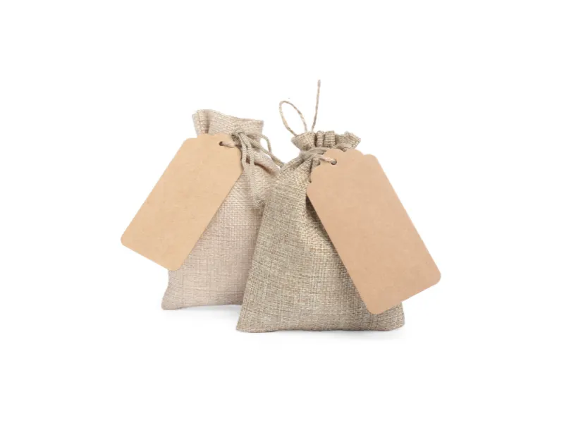 Funda Sourcing custom tags & pouches product sourcing image with hang tags, cards, pouches, boxes, and presentation packaging