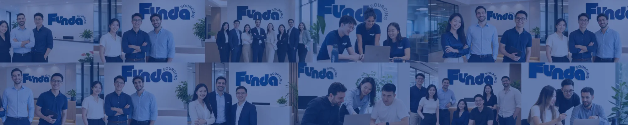 Funda Sourcing team and collaboration collage
