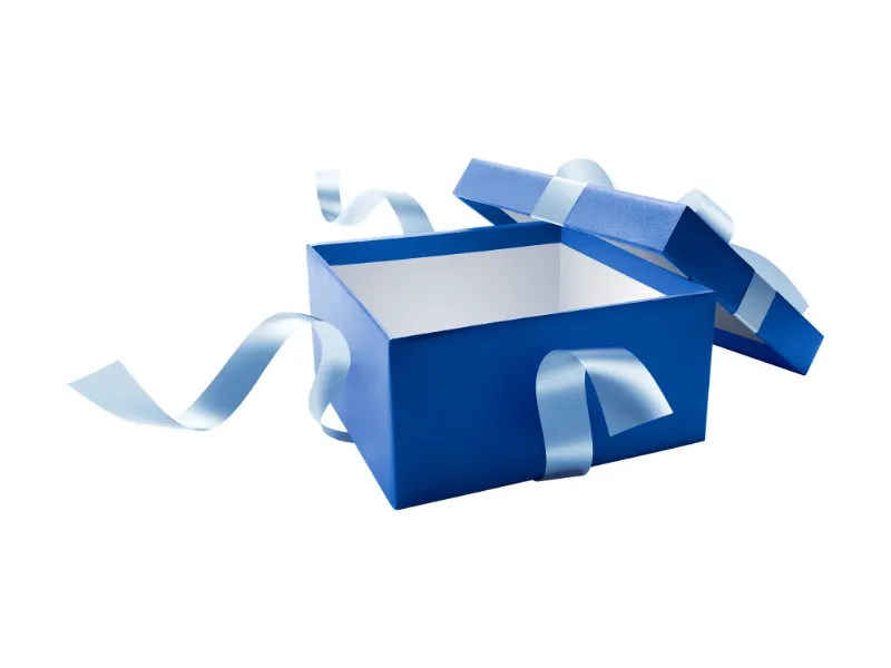 Funda Sourcing gift boxes product sourcing image with premium gift boxes, inserts, ribbons, tissue, and branded presentation packaging