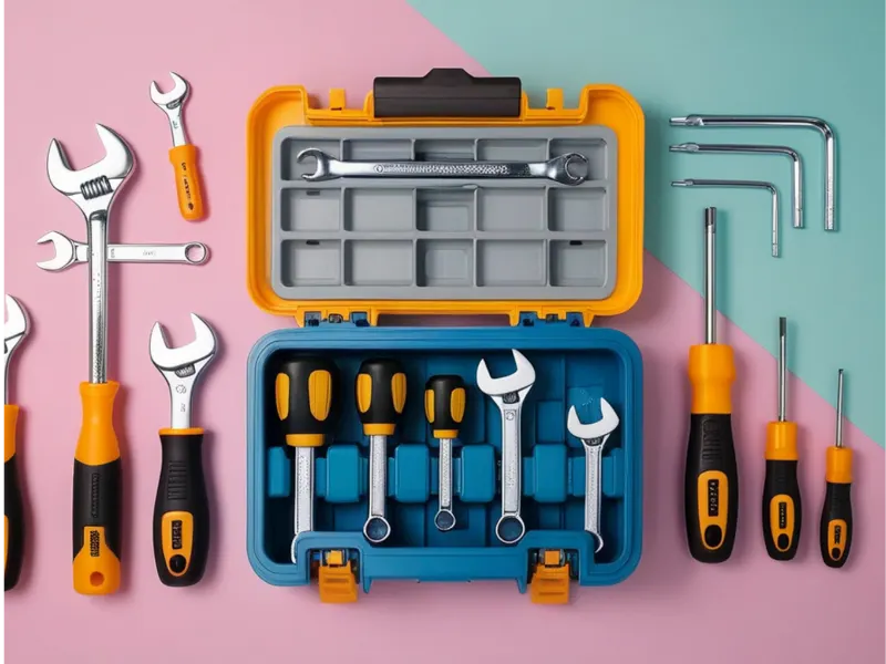 Funda Sourcing hand tools product sourcing image with basic tools, tool sets, repair kits, and home improvement accessories