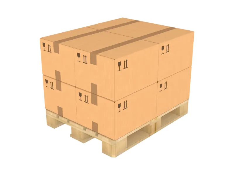 Funda Sourcing master cartons product sourcing image with case packs, shipper cartons, carton marks, and pallet-ready export packaging
