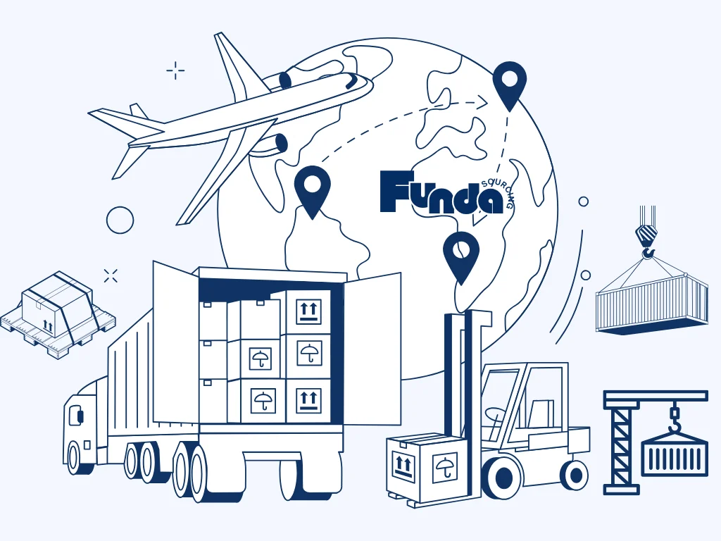 Funda Sourcing logistics support for product development, supplier coordination, and overseas delivery