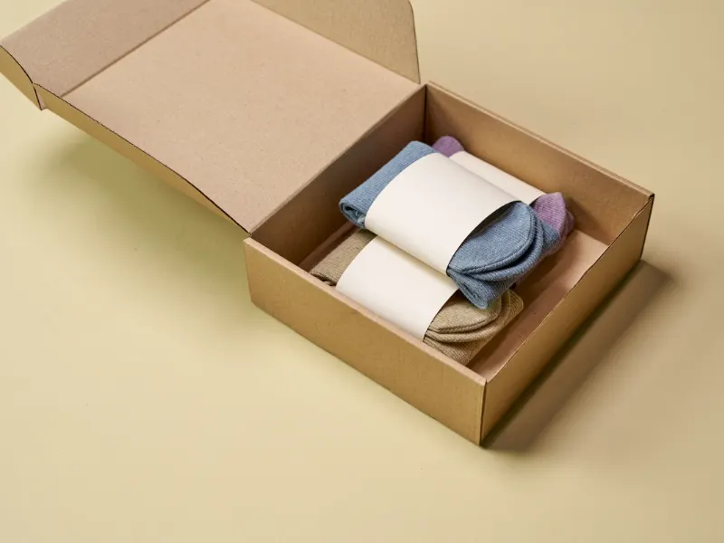 Funda Sourcing retail display packaging product sourcing image with backer cards, boxes, trays, labels, and display-ready carton specs
