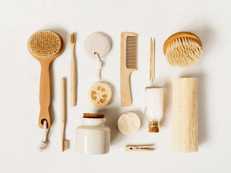 Funda Sourcing reusable home goods product sourcing image with refillable, reusable, and low-waste household product lines