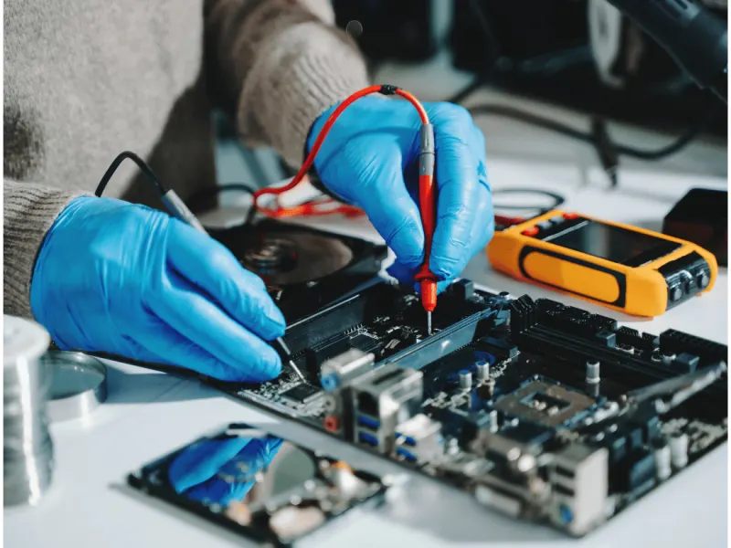 Funda Sourcing small electronics product sourcing image with compact electronic products with supplier documentation and sample review