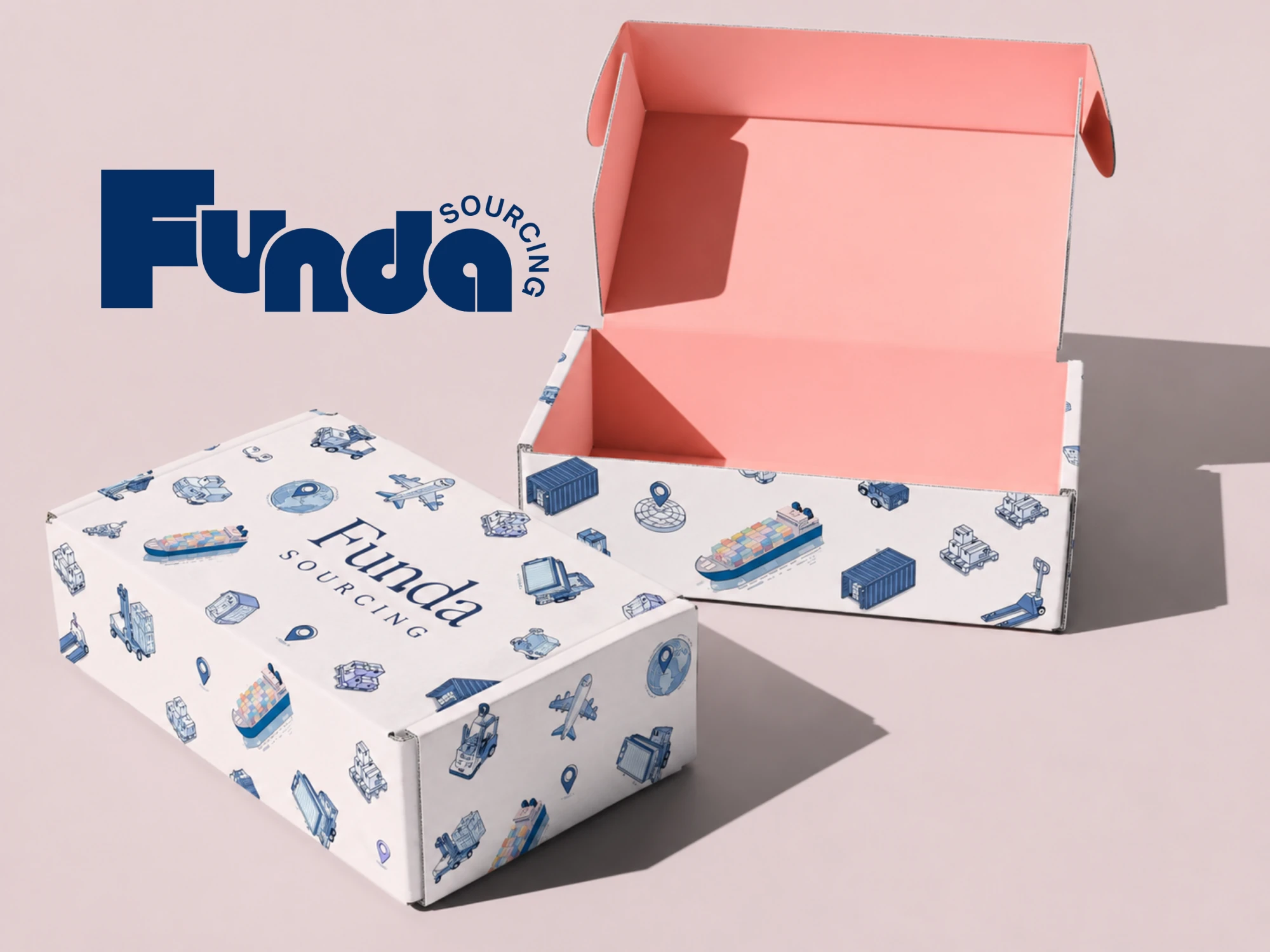 Printed custom packaging box sample for private label product sourcing