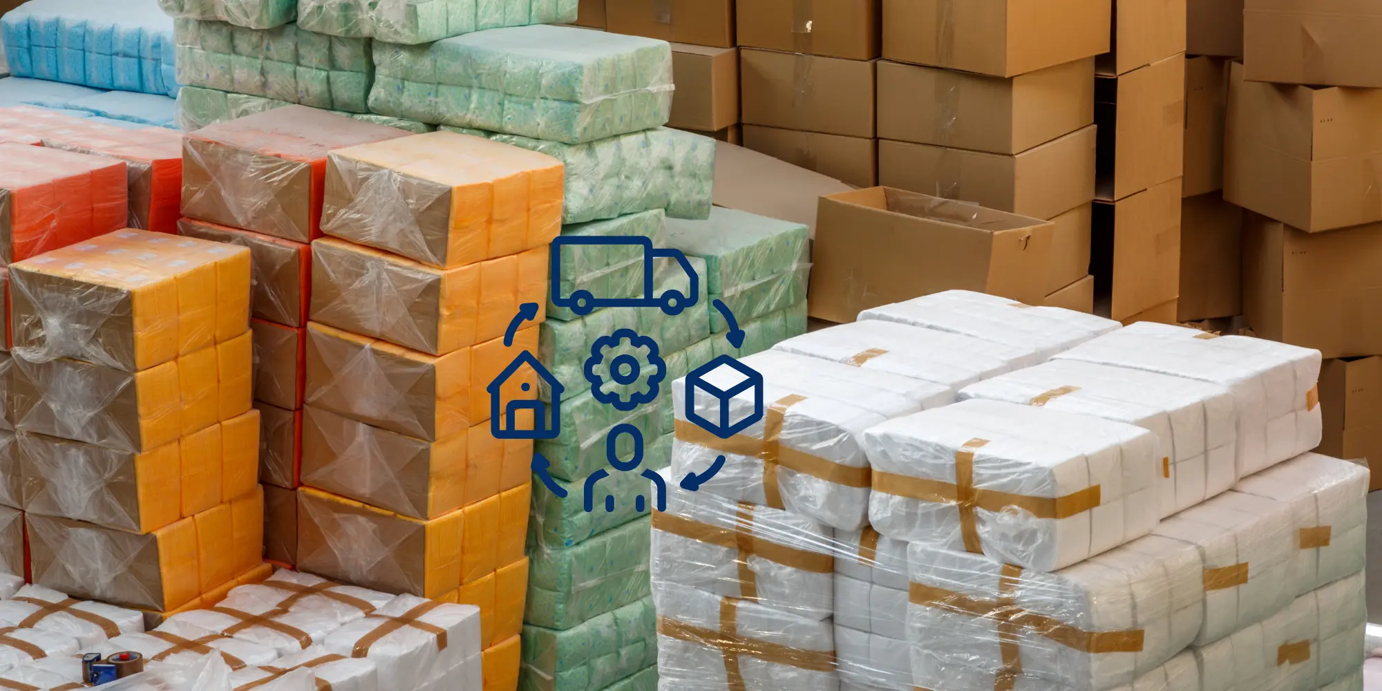 Multi SKU sourcing from China and Asia with wrapped product cartons