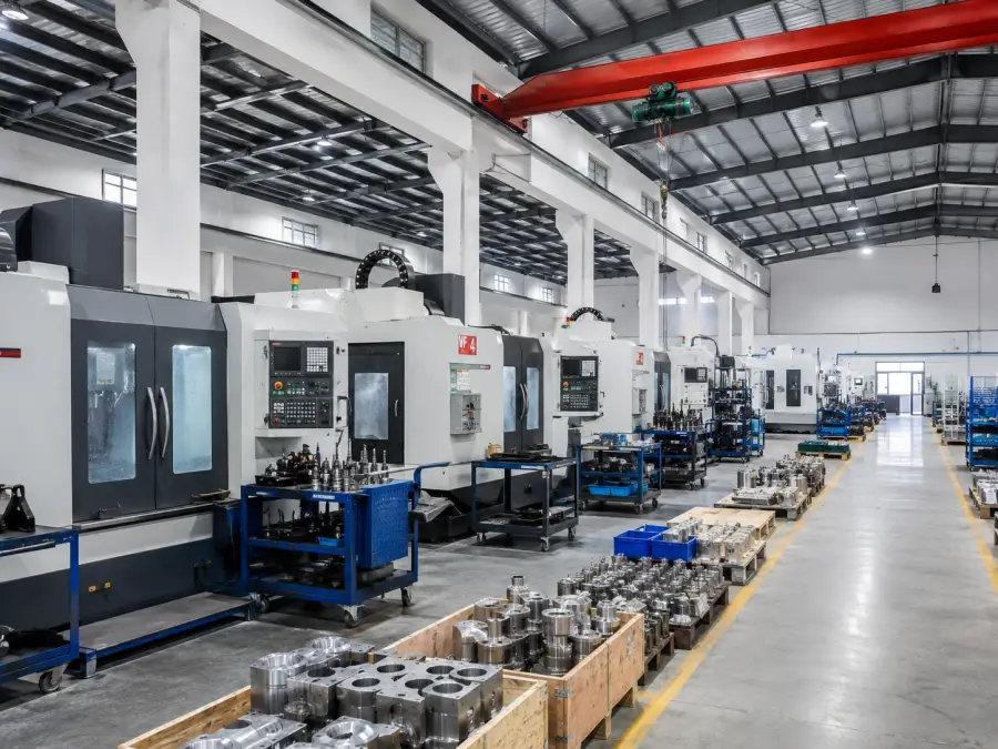 Factory production line reviewed before supplier inquiry response