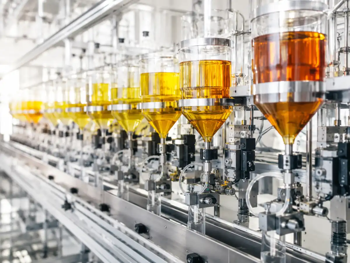 Fragrance oil production equipment for controlled sourcing and application testing