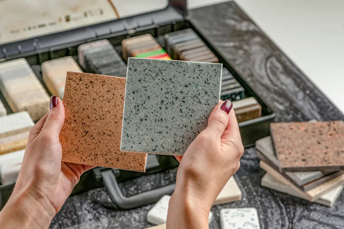 Sample material review before bulk production approval