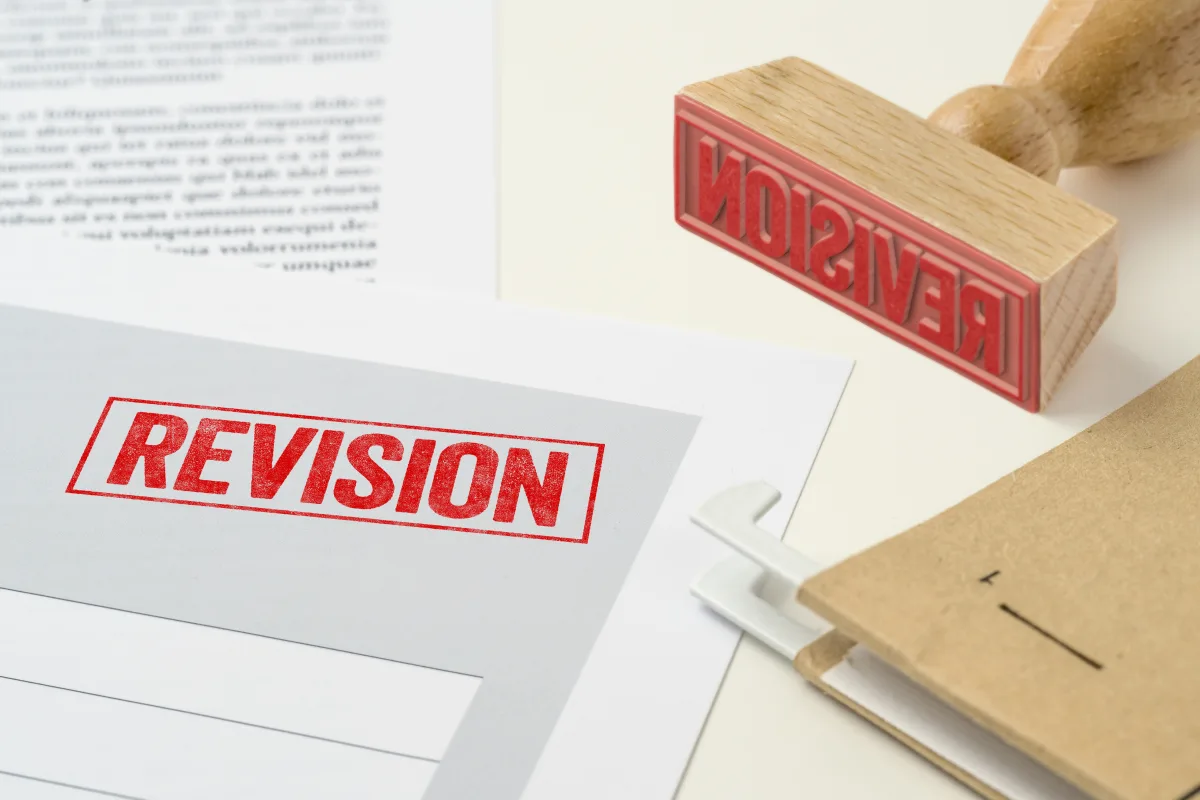 Sample revision workflow for improving product development feedback