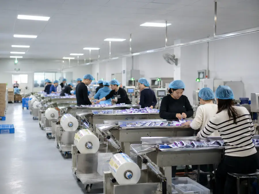 Packaging production line for sourcing inquiry evaluation